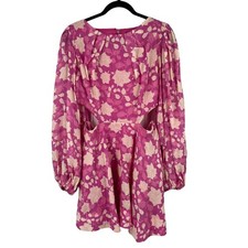 Bardot dress Nada floral minidress pink size 8 L