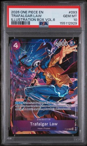 Trafalgar Law (Illustration Box Vol.6) graded PSA 10 for sale on eBay