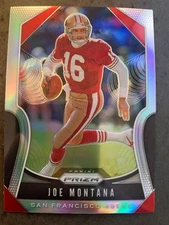 2019 Panini Prizm JOE MONTANA Silver Prizm #292