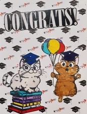a  funny cat card - Graduation                        ED#230