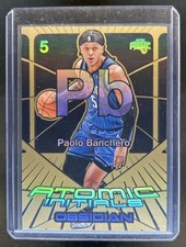2024-25 Obsidian Paolo Banchero Atomic Initials Electric Etch Bronze Flood #/60