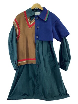 kolor 21SCM-C03103 Other Coat 3 Nylon Multi Color Used
