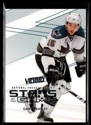 2010-11 Upper Deck Victory Stars of the Game Dany Heatley San Jose Sharks