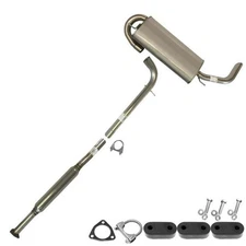 Stainless Steel Resonator Muffler w/ Hangers Bolts fits 05-06 Equinox 06 Torrent