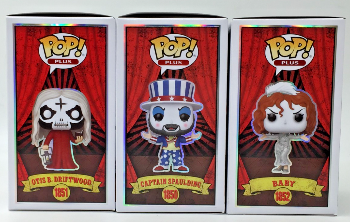 Funko Pop! PLUS Rob Zombie House of 1000 Corpses Set of 3 #1850