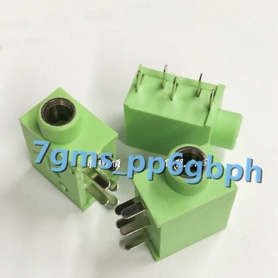 1 PCS NEW PJ325 PJ-215 3.5mm headphone socket five-pin audio socket female green