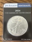 2024 Sealed JM Bullion US American Silver Eagle 1oz
