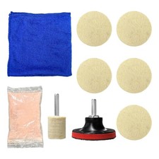 Glass Polishing Kit, Windscreen Glass Scratch Removal Kit with 100g Cerium Ox...