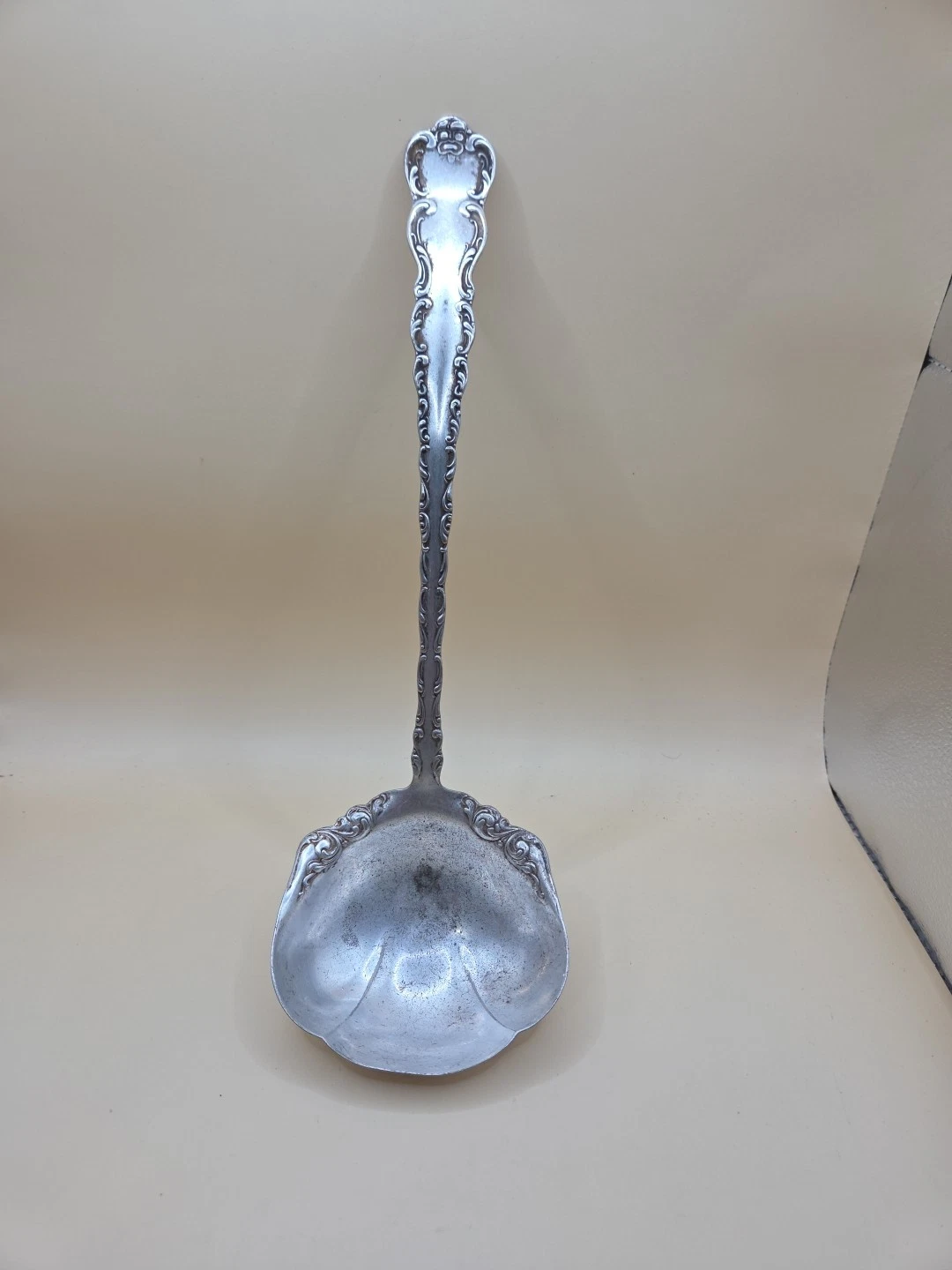 Vintage Stratford Silver Co Axi Ladle 12in