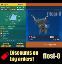 6IV Shiny Ting-Lu Pokemon Scarlet and Violet