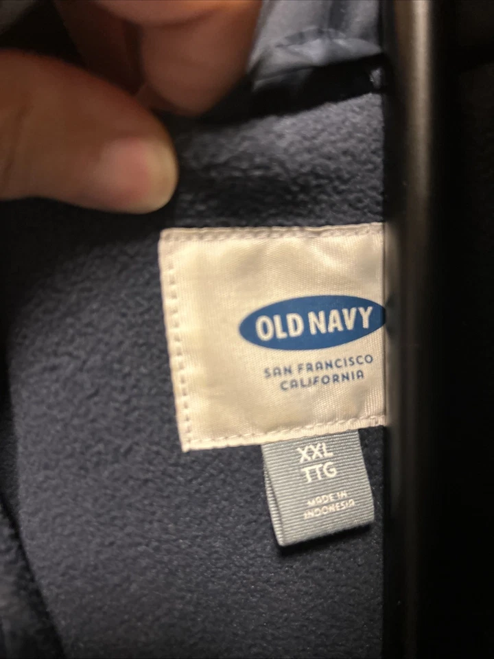 Old Navy Coat Jacket Womens XXL Blue Puffer Vintage - Image 2 of 4