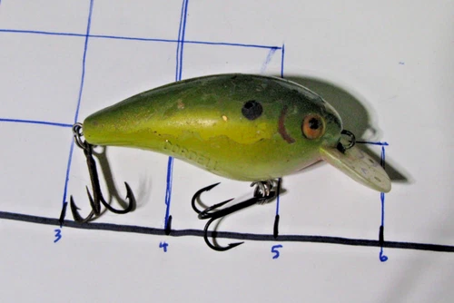 Cordell Big-O Crankbait, Dk Green/Lt Green, 2 1/2", .5oz. - OK Used Condition