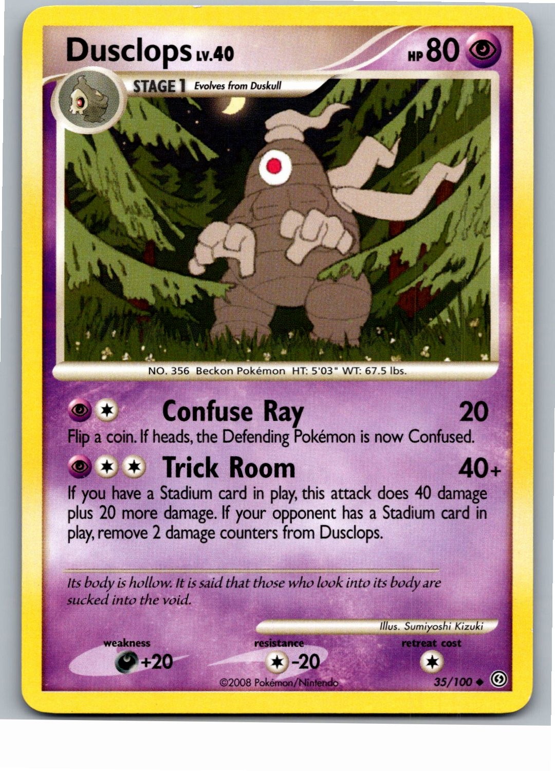 Dusclops (35) Uncommon Stormfront 35/100