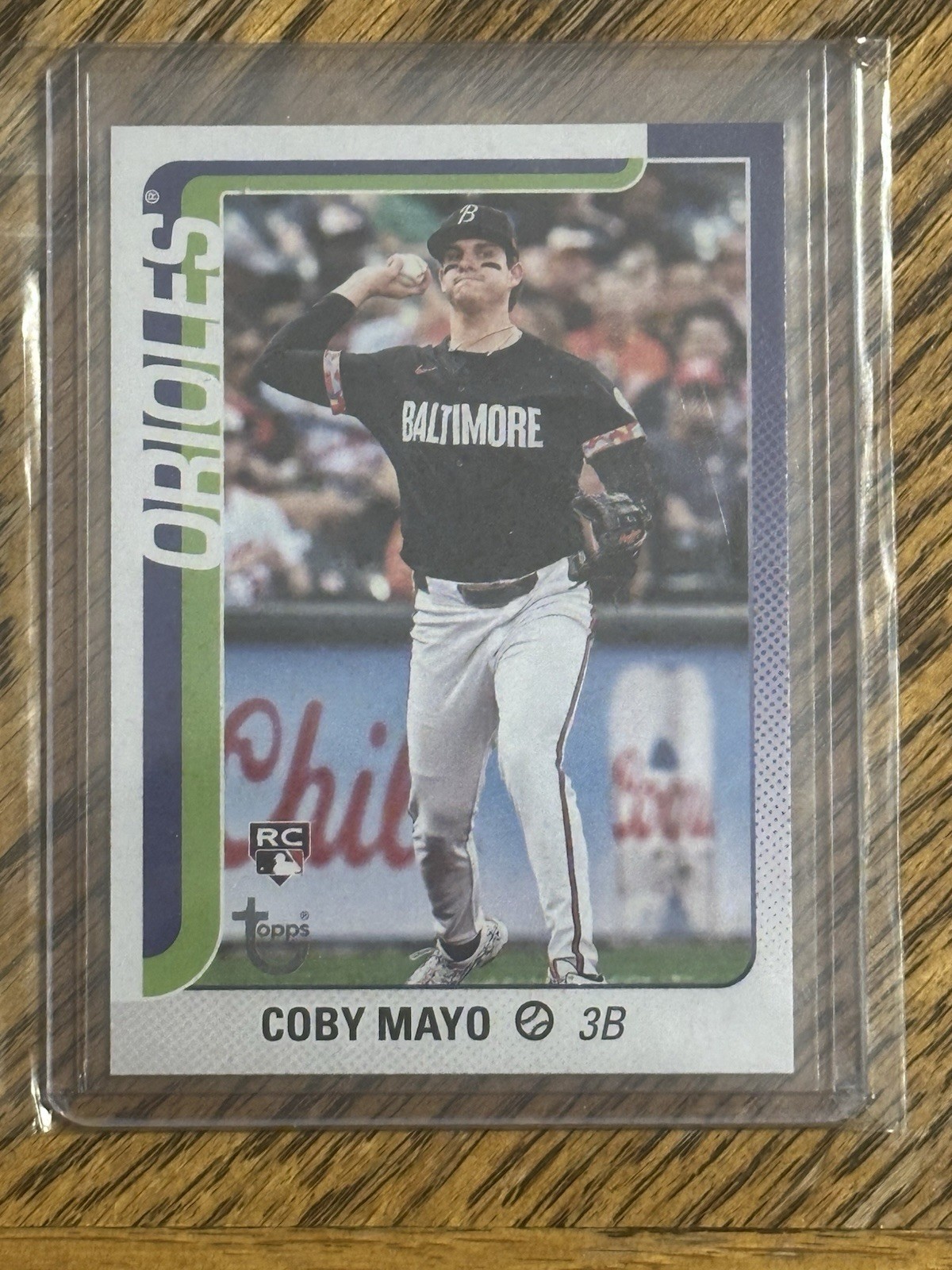 2025 Topps Series 1 Coby Mayo #20 Vintage Stock Retro 14/99 RC Orioles Rookie