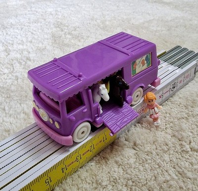  RAR! Polly Pocket Bluebird Toys Stable on the Go 1994   mit 2 Figuren  Vintage