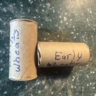 1x Early 1909-1939 Lincoln Wheat Cent SEALED 25C Roll ~ Half Roll ~ Un-searched