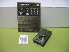  Axis  Allies Miniatures COUNTEROFFENSIVE Guards T-34/76 with card 20/50 