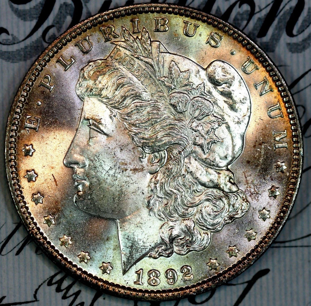 1892-O PRISTINE++ GEM BU MS MORGAN SILVER DOLLAR DC262 FROM MATTHEWS HOARD