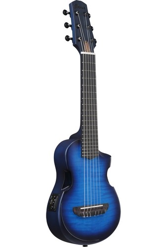 IBANEZ AUP10F-MNETBO PICCOLO GUITAR TRANSPARENT BLUE SUNBURST - Foto 6 di 11