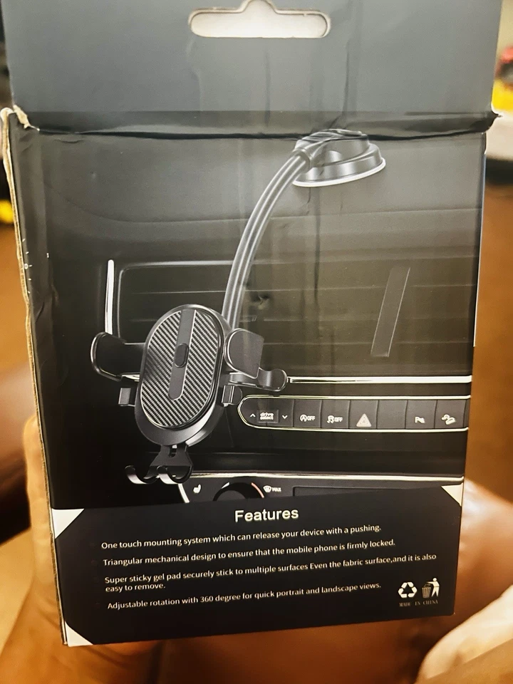 Universal Truck Dashboard & Winds Car Mount For Cell Phone Samsung iPhone Moto.. - Image 3 of 4