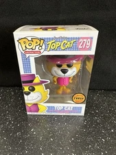 Funko Pop Animation Top Cat #279 Chase Vinyl Figure w/ Pop Protector 