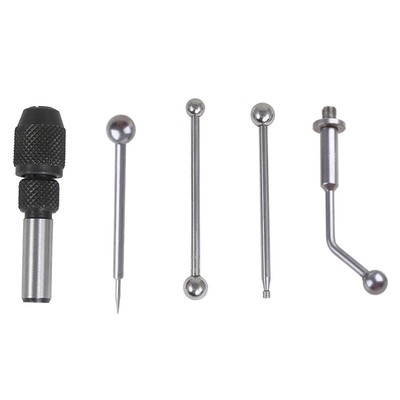 5x Wiggler and Center Finder Set Needle Point Ball/disc Contact Offset