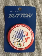 Vintage Stars in Motion 1984 United States Olympics Team Pinback Button