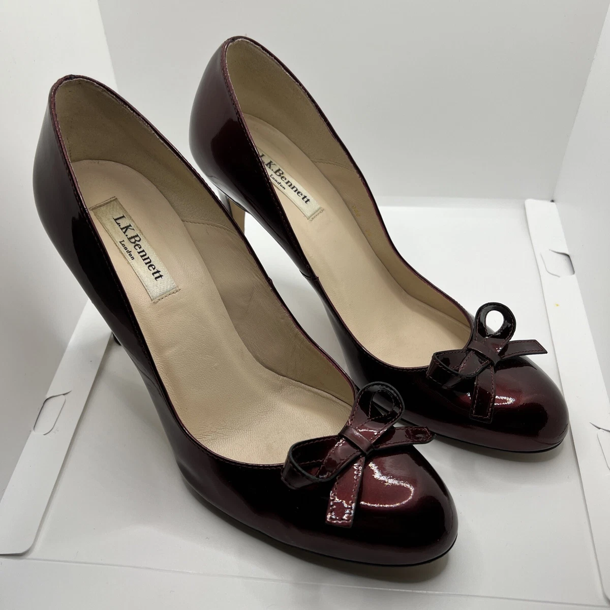 Lk bennett burgundy best sale shoes