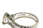 David Yurman 750 18K gold 925 Sterling Silver .09ct SI1 H diamond halo ring 4.3g — photo 5