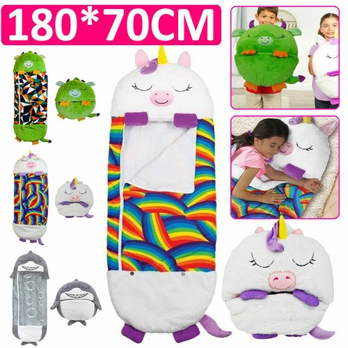 Happy Nappers Kid Birthday Gift Bag Children Sleeping Blanket Winter Fluffy Warm - Picture 5 of 23