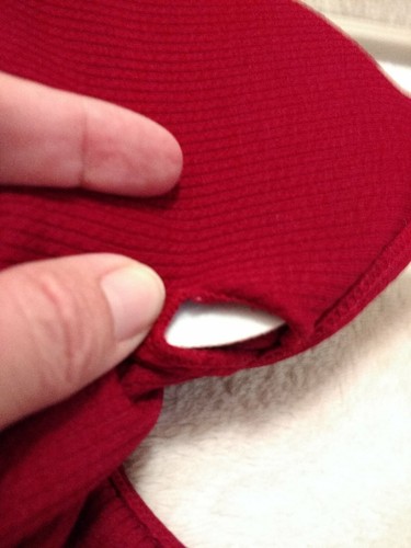 Zaful Forever Young Swim Bikini Top. White Deep. Dark Brick Red. Size XL - Picture 10 of 12