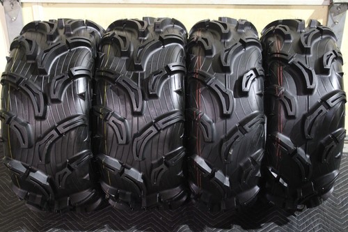 YAMAHA WOLVERINE X2 , X4 28" MAXXIS ZILLA ATV TIRE & 14" HD7 SMOKE WHEEL KIT 11K - Picture 5 of 7