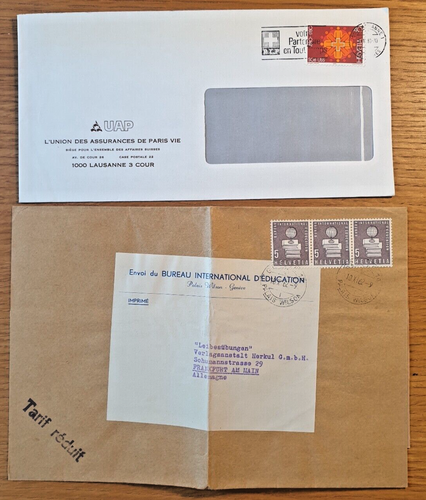 1911 to 2009 SWITZERLAND - 65 x Air Mail Covers / Covers / Postcards JOB LOT - Picture 12 of 24