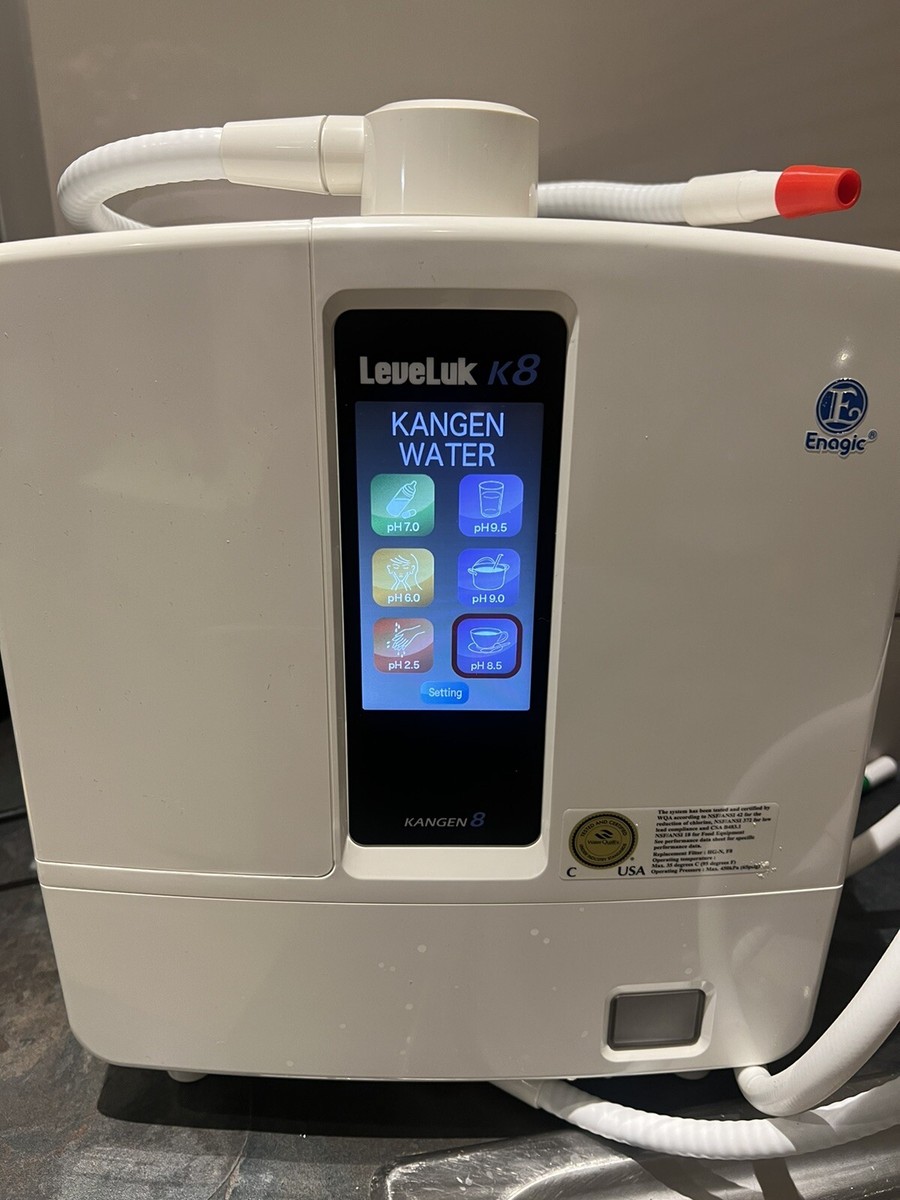 エナジック浄水器 K8 KANGEN WATE Brand New Enagic Kangen K8 Water Ioniser Alkalised & Hydrogen