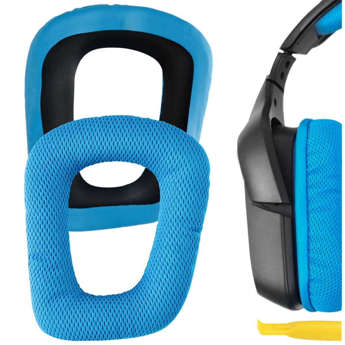 Geekria Replacement Ear Pads for Logitech G35 G430 Headphones