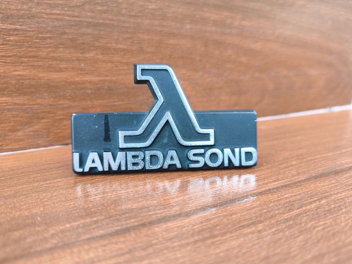 Volvo LAMBDA SOND Vintage MetalGrille Emblem Badge Fit Volvo 740