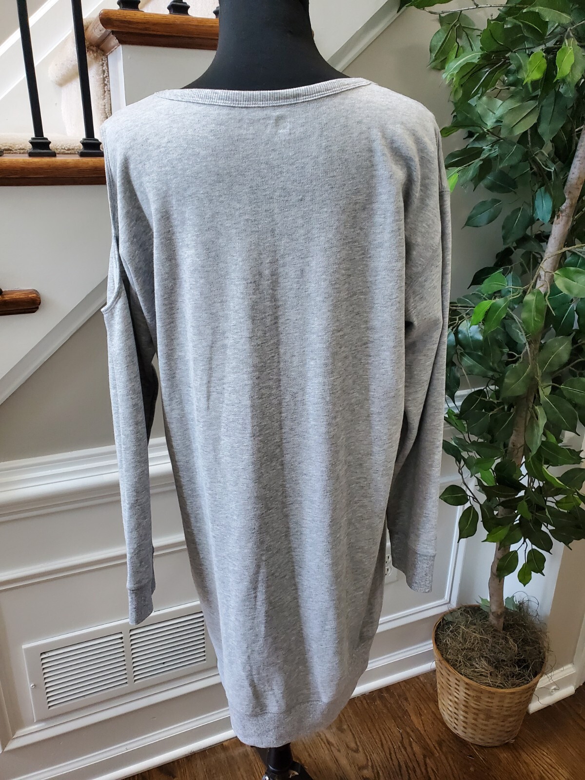 Xersion Women Solid Gray Polyester Cold Shoulder … - image 8