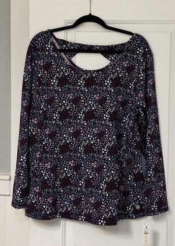 Neu mit Etikett Talbots 2X T von Talbots geblümtes Stricktop - Bild 2 von 3