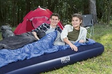 Bestway Queen Flocked Blow up Inflatable Airbed Camping Mattress 203 x 152 x22cm