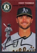2023 Topps Chrome Platinum Anniversary #104 Cody Thomas Oakland Athletics Rookie