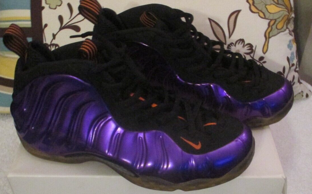 Men's Nike Air Foamposite Pro Prm Athletic Shoes Size 10 Purple