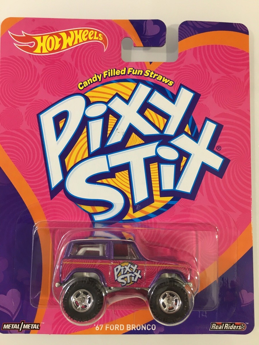 HOT WHEELS PIXY STIX 67 FORD BRONCO REAL RIDERS | eBay