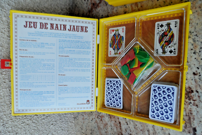Jeu Du Nain Jaune Ancien En Bois - Occasion, Marque S.C - Jeu De Société Vintage