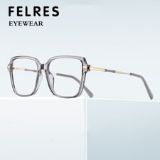 Women TR90 Square Anti Blue Light Eyeglasses Fashion Clear Lens Glasses Frames