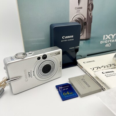 タ*^様 MC040）完動品★Canon デジカメ★IXY DIGITAL 93 Canon IXY DIGITAL 50 4.0MP 3x Zoom Compact Digital Camera