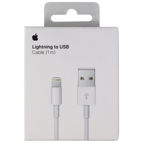 Apple (3.3-ft/1m) 8-Pin to USB Cable - White (A1480) - Zdjęcie 2 z 2