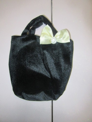 BIG GIRL PARTY DRESS-COLOR: BLACK/BEIGE- SIZE 8- HANDBAG INCLUDED FREE SHIPPING - Picture 10 of 10