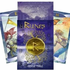 Runes Oracle Cards: A 24 Tarot Card Deck English Version Divination Occult Game