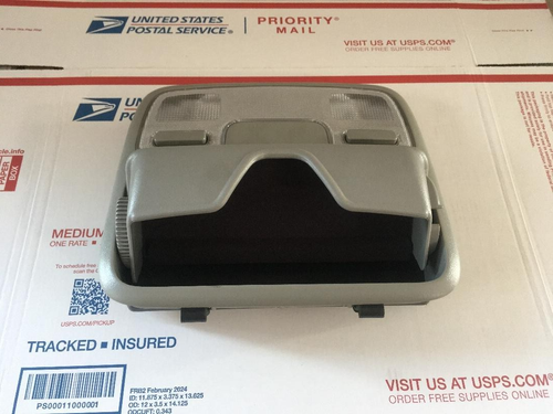 Honda Accord Overhead Dome Map Light 1998-1999-2000-2001-2002 OEM Light GREY/ LX - Picture 2 of 8