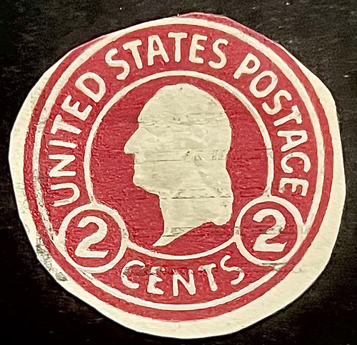 US Cut Stamp 2 Cent Red Washington Lot Of 3 Stamps - Picture 5 of 8